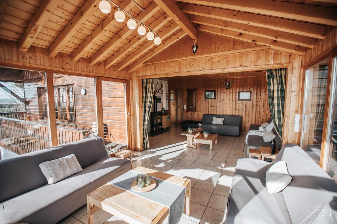 Vila Le Gagnage 31 Pers- Malmedy, Rustique, Vue, Wellness Exteriér fotografie
