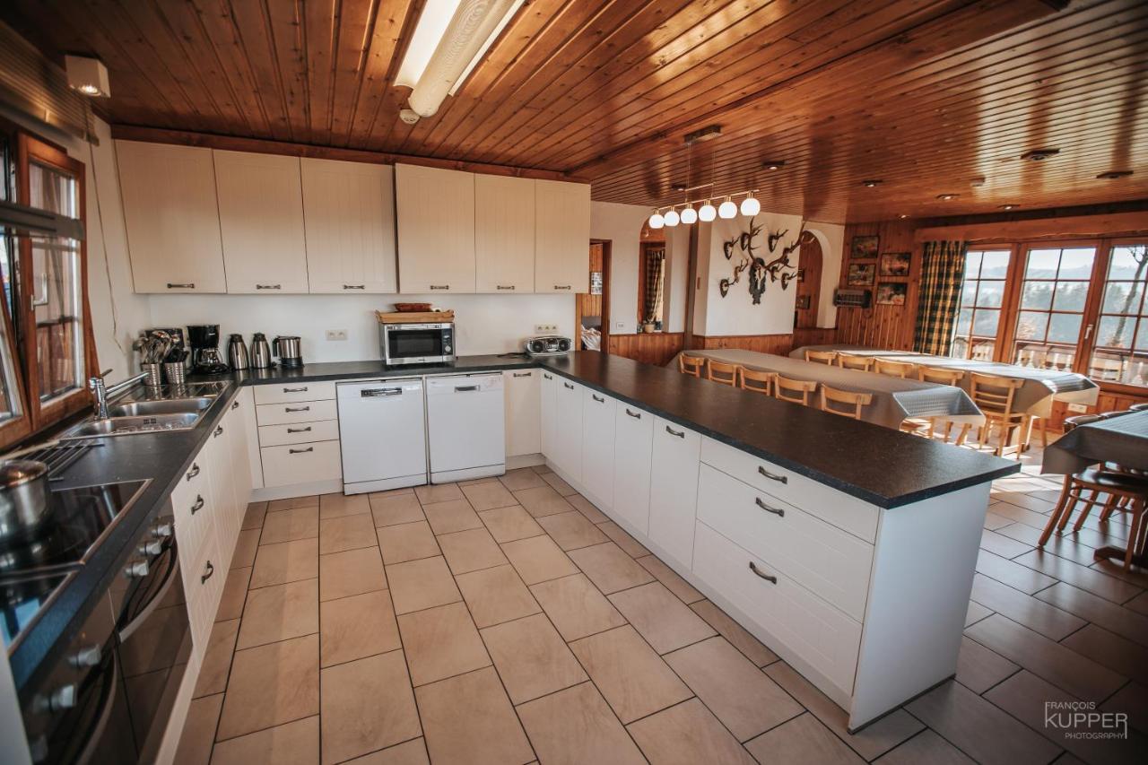 Vila Le Gagnage 31 Pers- Malmedy, Rustique, Vue, Wellness Exteriér fotografie